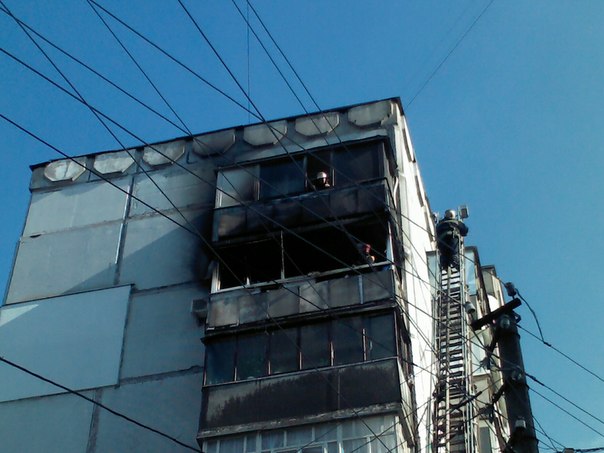 Пожежа на Полуботка: через замикання згорів балкон