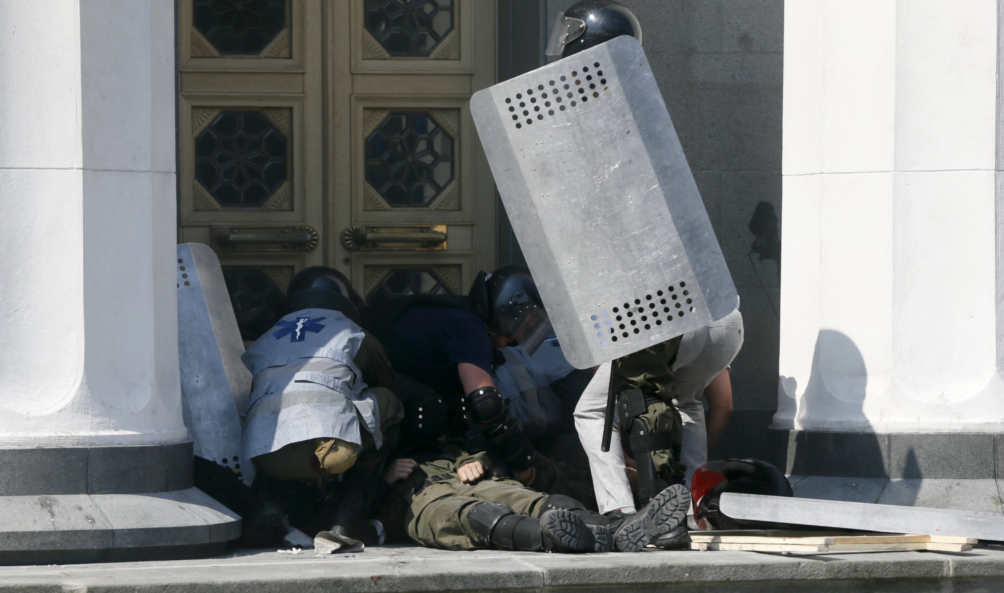 11 сиверских раненых милиционеров уже привезли в Чернигов 