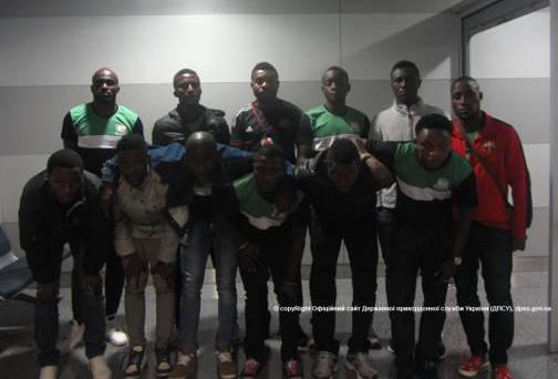 «Футбольная команда» из Нигерии пыталась нелегально попасть в Украину