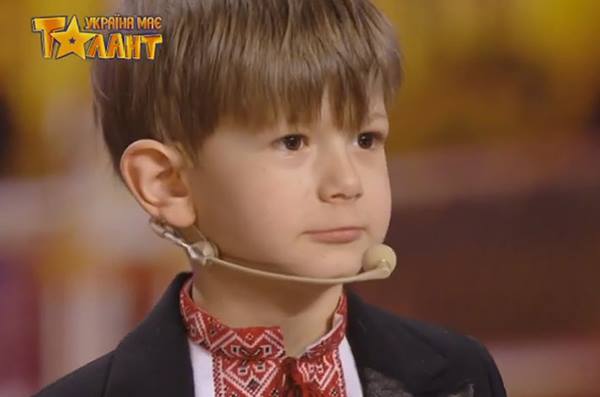 Хлопчик з Чернігівщини здивував суддів на всеукраїнському шоу