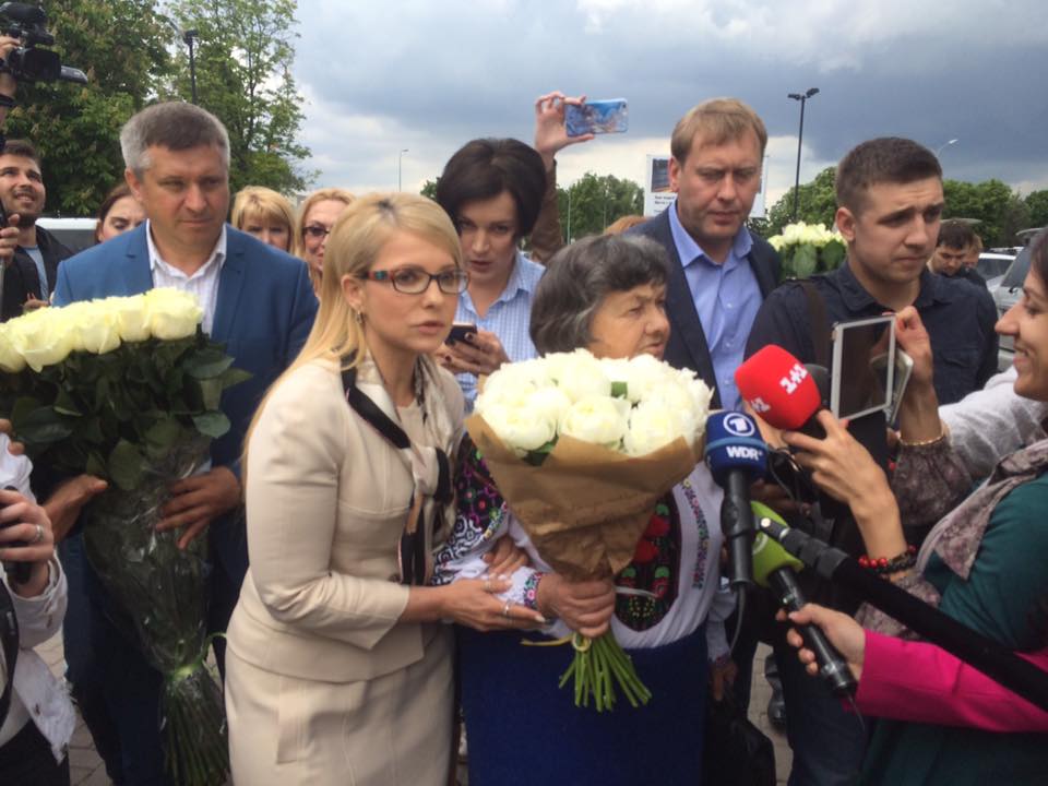 Надежда Савченко вернулась на Родину