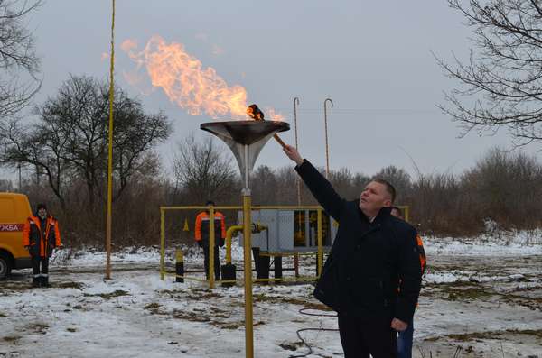 В селе на Черниговщине открыли газопровод
