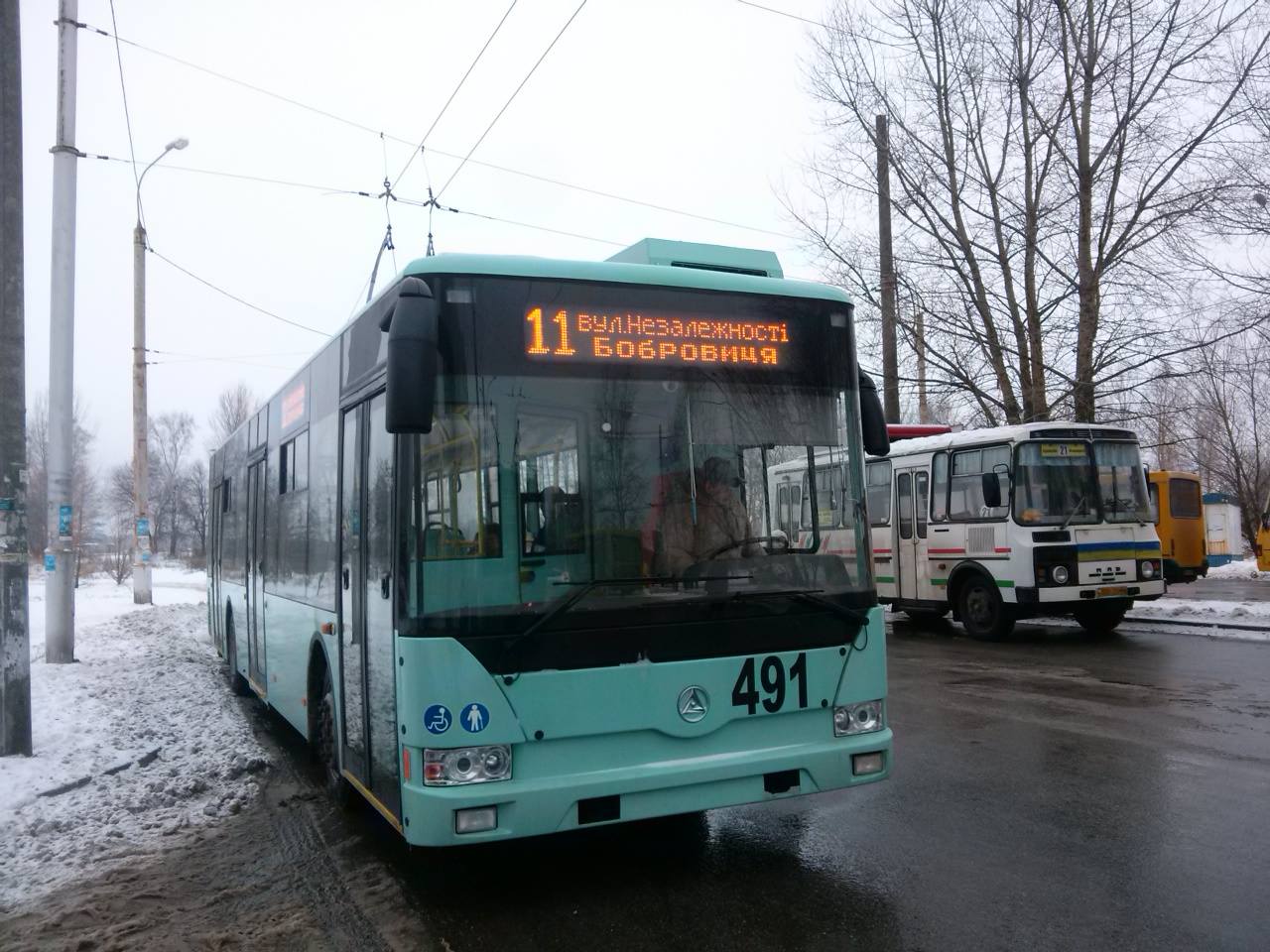 У Чернігові сьогодні відкрили новий тролейбусний маршрут. ФОТО