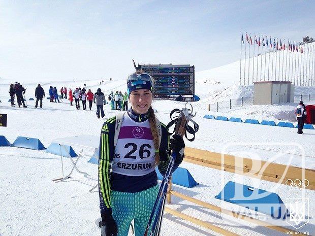 Чернігівська біатлоністка першою принесла Україні нагороду з Єврофестивалю