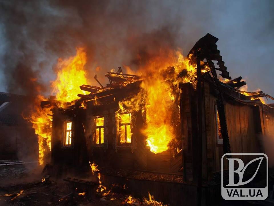 На Черниговщине заживо сгорели два человека. ФОТО