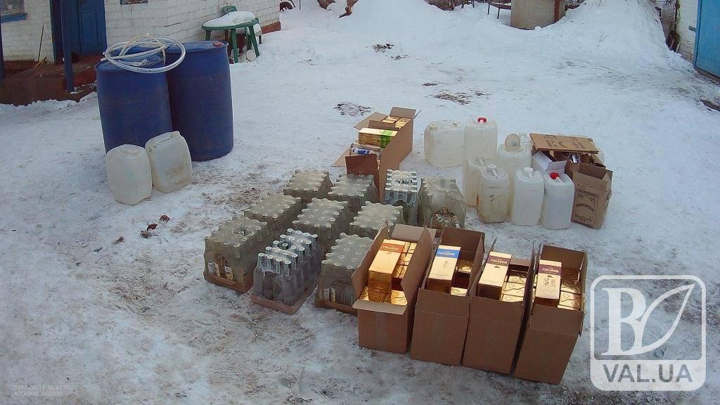 На Черниговщине изъяли 1,5 тонны опасного алкофальсификата