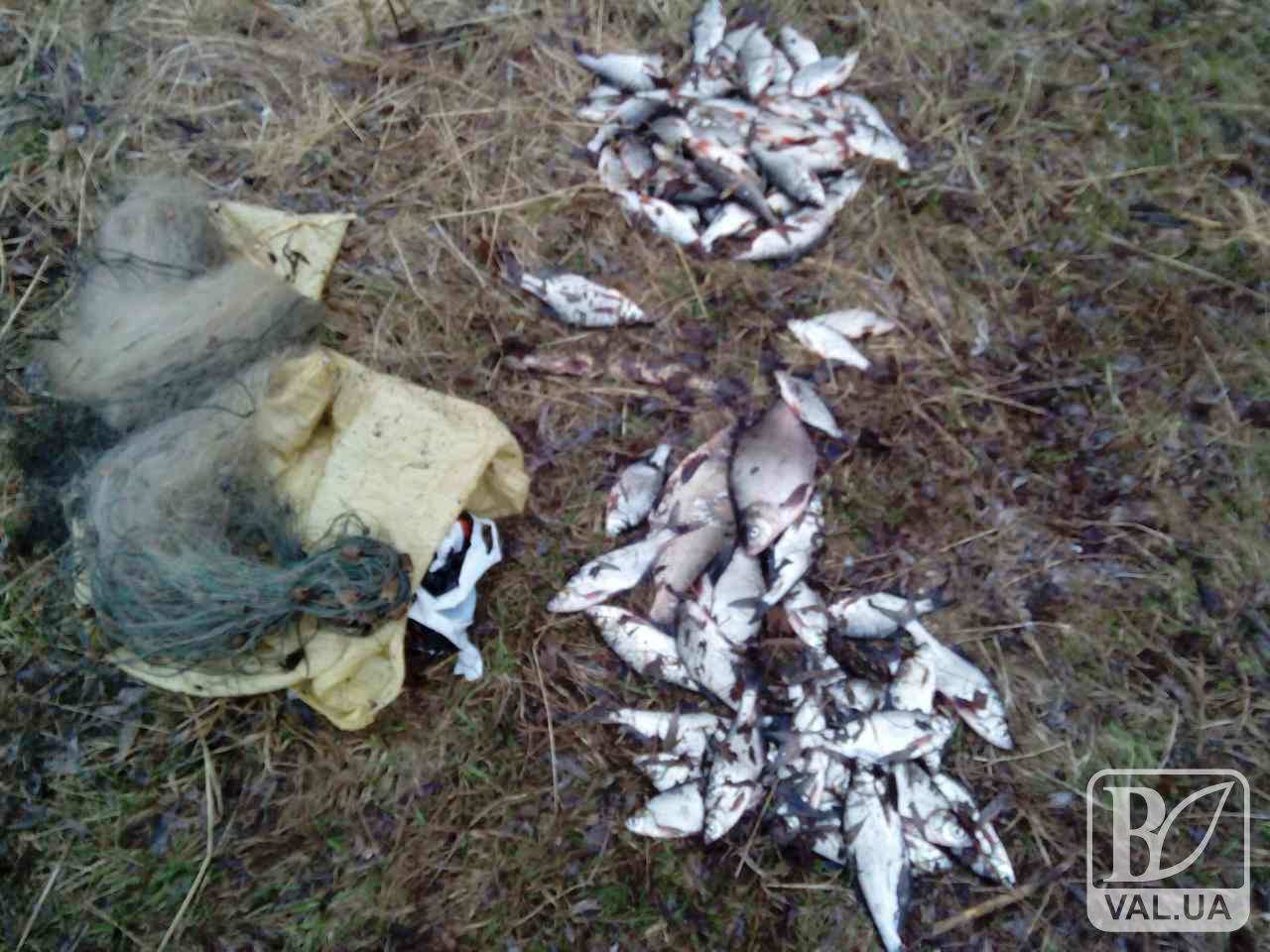 На Чернігівщині горе-рибалка «натягав» риби на чималий штраф