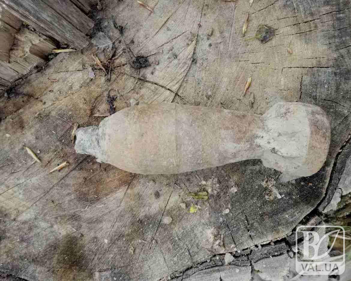 У Шестовиці піротехніки знищили німецьку касетну авіаційну бомбу часів Другої світової війни