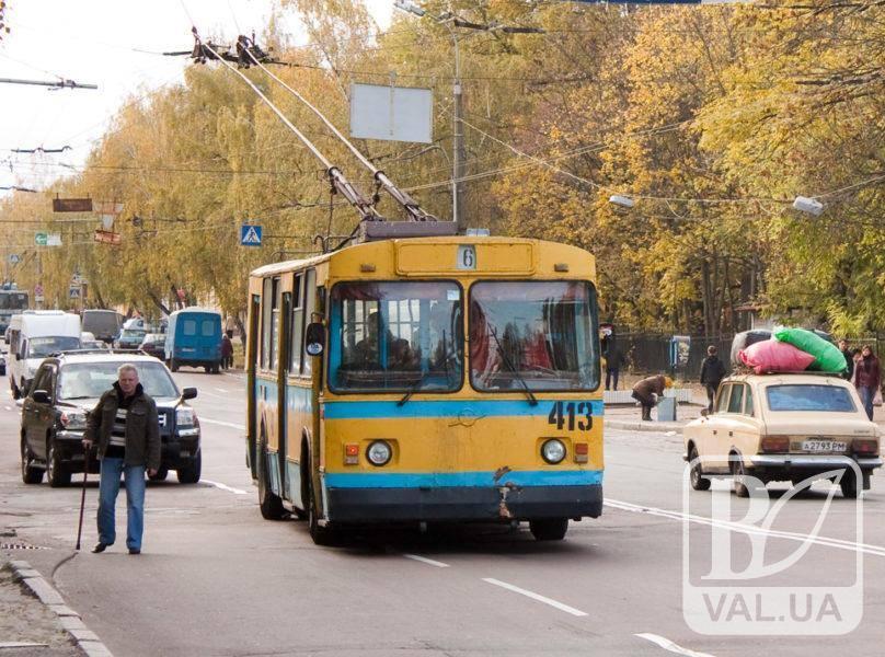 В управлении транспорта изучают возможность изменения маршрута троллейбуса 6