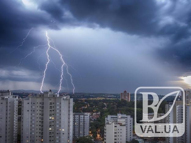 На Чернігівщині сьогодні оголошено штормове попередження 
