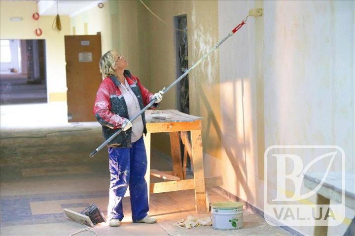 Деякі чернігівські школи зустрінуть 1 вересня із незавершеними ремонтами
