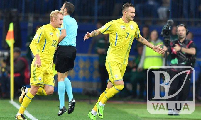 Черниговец Ярмоленко принёс сборной Украины победу над Турцией. ВИДЕО