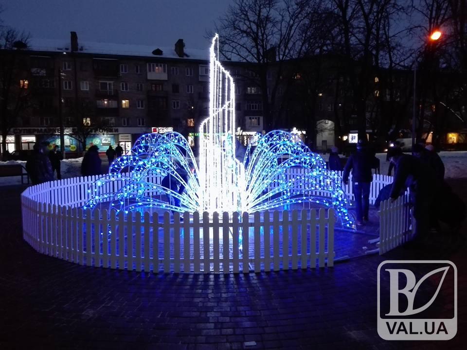   В Чернигове в сквере Хмельницкого появятся 2 «зимних» фонтана