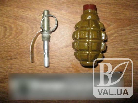 Полиция изъяла у жителя Чернигова гранату