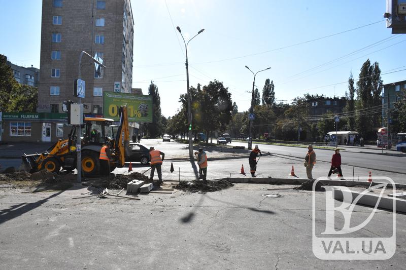 В звʼязку з ремонтом вулиці Рокосовського чернігівців очікують чергові зміни руху транспорту