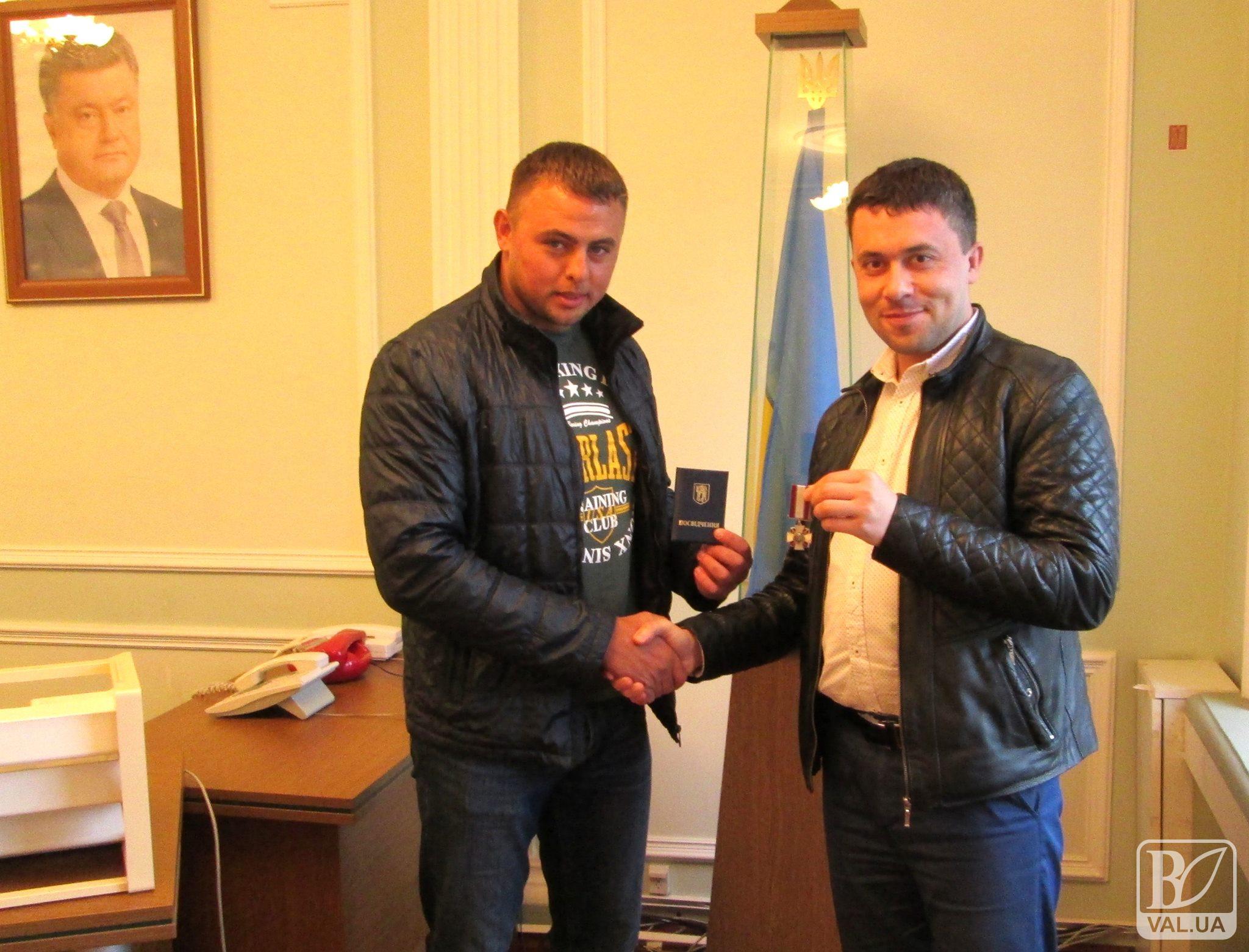 Житель Черниговщины получил награду от Кличко