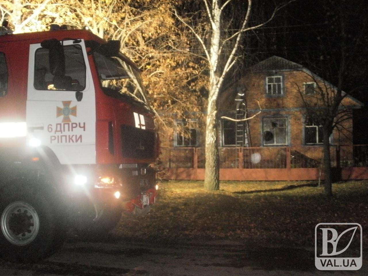 На Чернігівщині в результаті підпалів згоріли два сараї