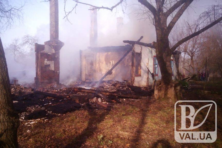В Черниговской области за выходные огонь унес три человеческих жизни