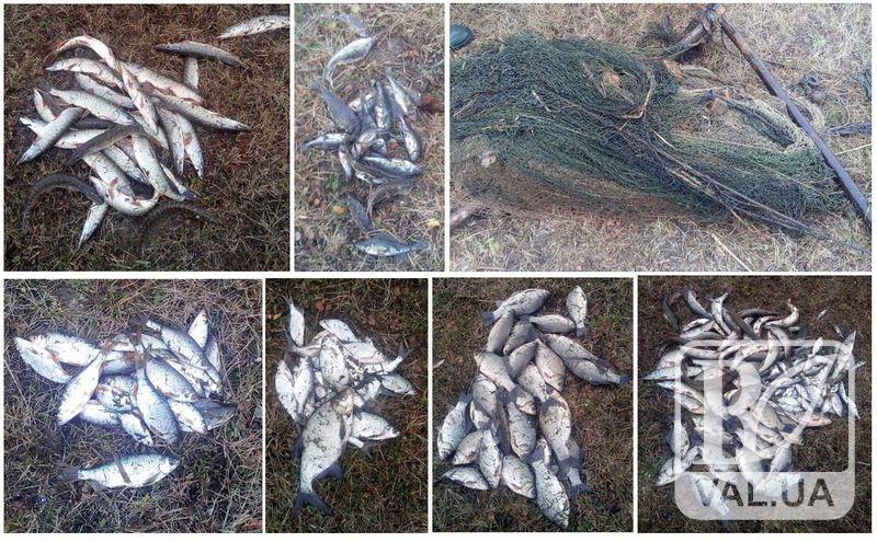 Черниговские браконьеры наловили рыбы на 21 тысячу гривен. ФОТО