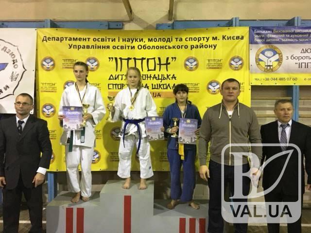 Юная черниговская дзюдоистка на Всеукраинском турнире завоевала «бронзу»
