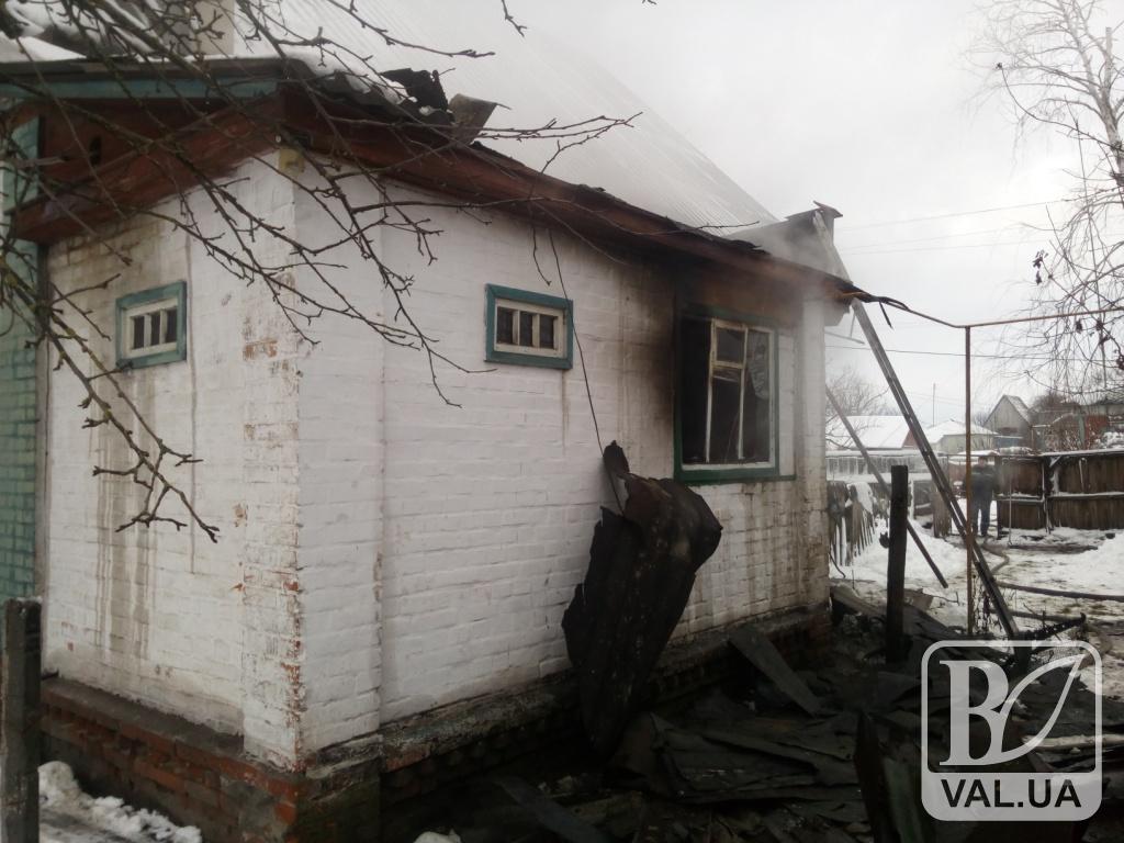 На Чернігівщині під час пожежі виявили тіло господаря будинку