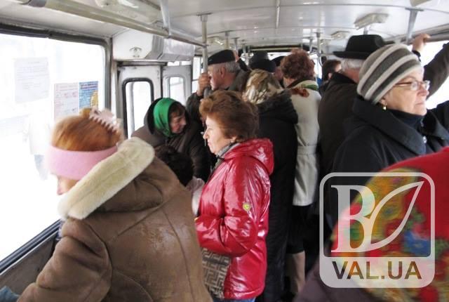 Чернігівці пропонують запустити для пенсіонерів окремі тролейбуси