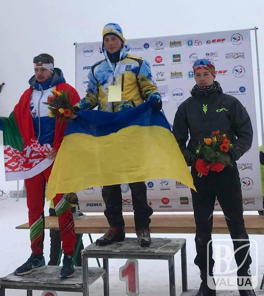 Спортсмен з Чернігова виборов золоту медаль на Всесвітній Зимовій Гімназіаді