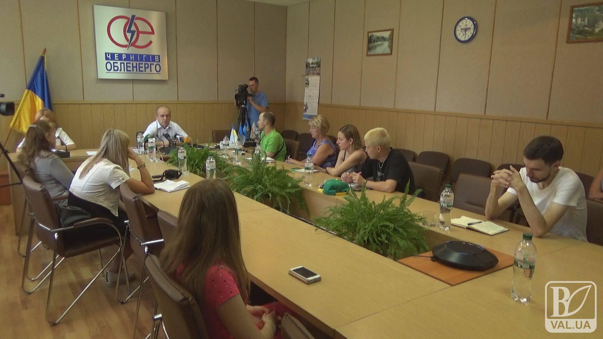 «Чернігівобленерго» у руках нового керівника: перша прес-конференція Михайла Ільницького. ВІДЕО