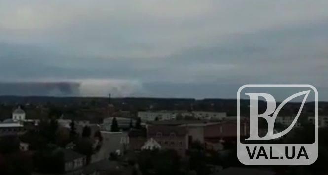 Військова прокуратура розслідує факти вибухів на території 6 арсеналу Міністерства оборони на Чернігівщині