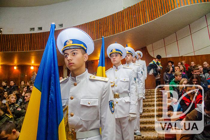 У Чернігові військових вітали з Днем Захисника України. ФОТОрепортаж