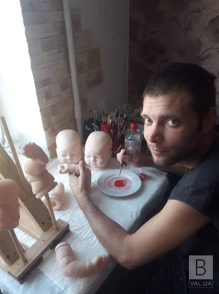 Ветеран АТО с Черниговщины изготавливает «живые» куклы