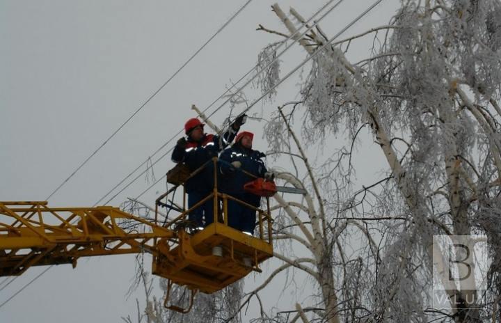 На Чернігівщині негода залишила без світла шість населених пунктів