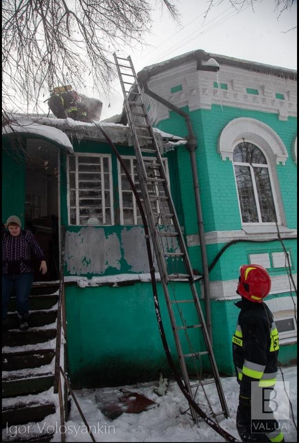 В Нежине горел краеведческий музей. ФОТО