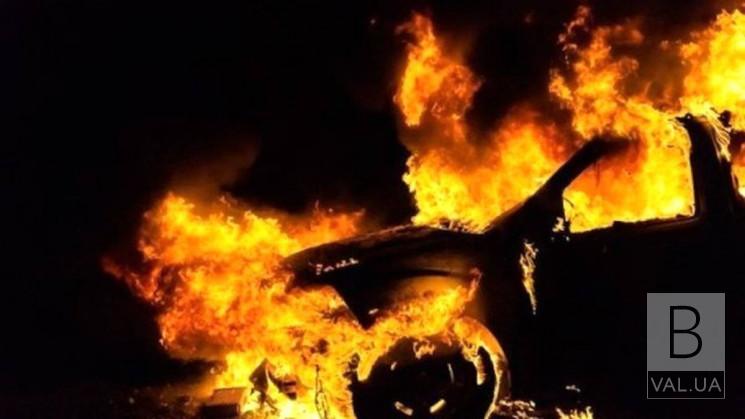 На Чернігівщині згоріло авто через порушення правил при електрозварювальних роботах
