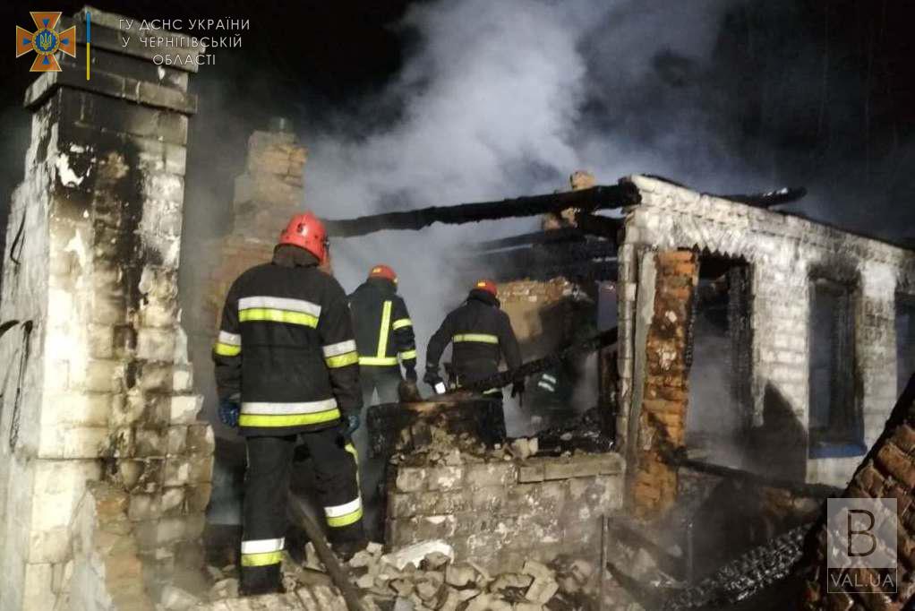 Смертельна пожежа в перший день нового року: на Чернігівщині загинули чоловік і жінка. ФОТО