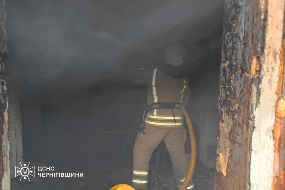 У селі на Чернігівщині в пожежі загинув пенсіонер