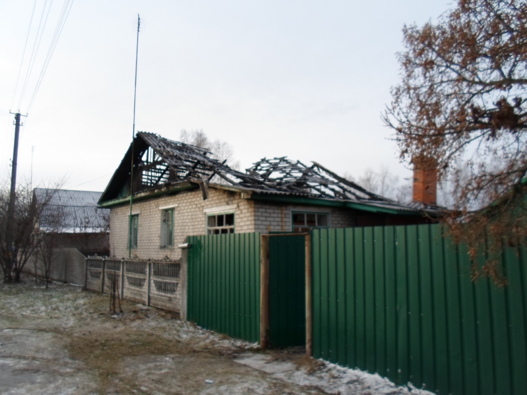 Через коротке замикання житель Сновська залишився без даху