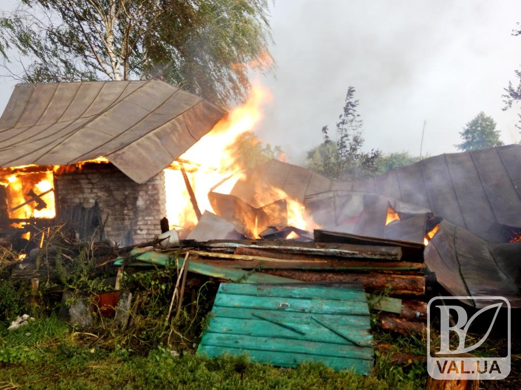 Блискавка стала причиною 6-ти пожеж на Чернігівщині