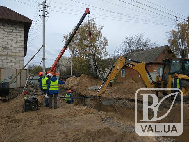 Негода завадила закінчити водопровідні роботи в Чернігові вчасно