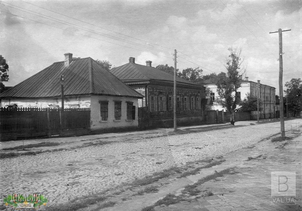 Чернигов, который не сохранился: улица Коцюбинского, недалеко от перекрестка с Гончей