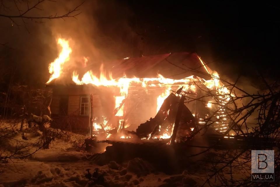На Чернігівщині під час пожежі загинув 58-річний чоловік