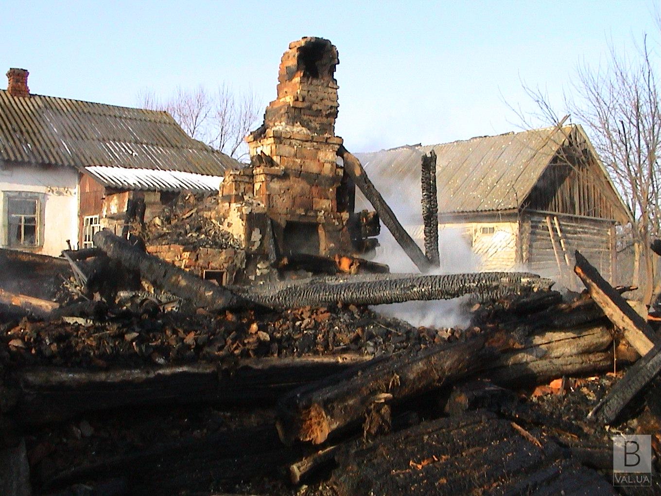 Из-за неисправности печей и дымоходов на Черниговщине участились пожары