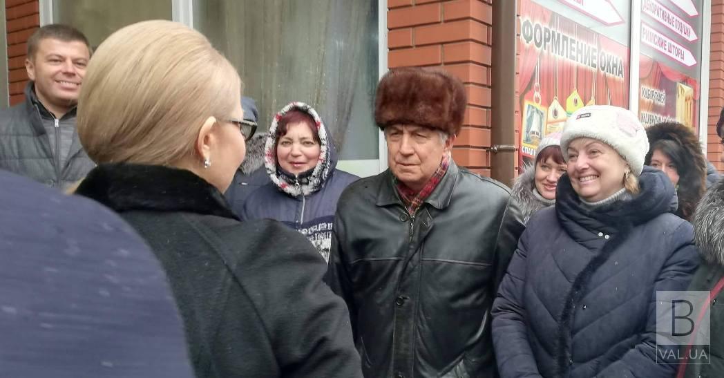 За покупками на чернігівський ринок приїхала Юлія Тимошенко. ФОТО