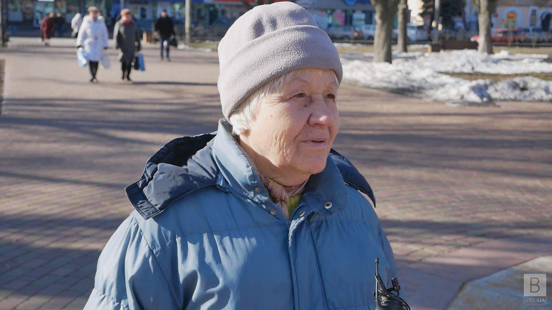 Усі гроші на ліки та комуналку: пенсіонери Чернігова про підвищення пенсій ВІДЕО