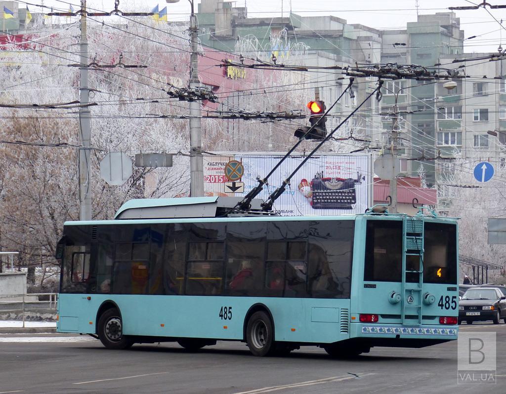 З 1 березня у Чернігові буде працювати новий тролейбусний маршрут