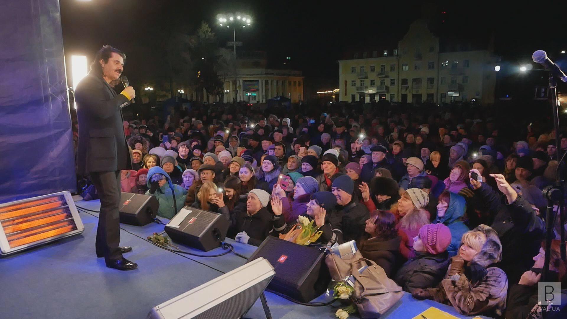 Чернигов активно поддержал всеукраинский тур «Верю в Украину» ВИДЕО
