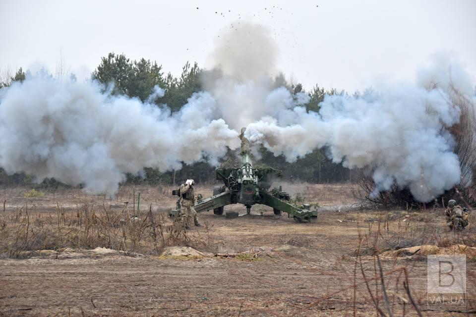 На Чернігівщині пройшли тижневі навчання артилерії. ФОТО