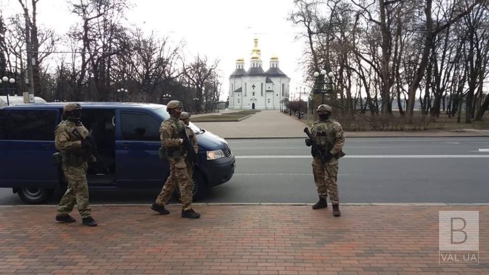 В Чернигове бойцы СБУ начали патрулирование улиц. ФОТО