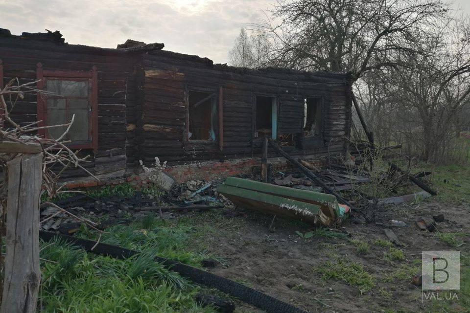 На Черниговщине во время пожара погиб 48-летний хозяин. ФОТО
