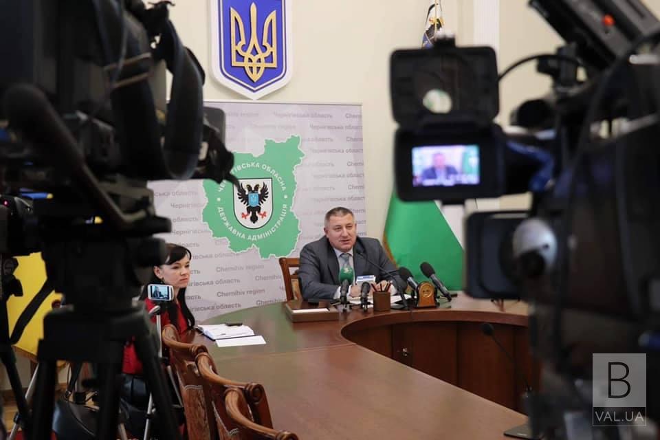 Председатель Черниговской ОГА написал заявление об увольнении